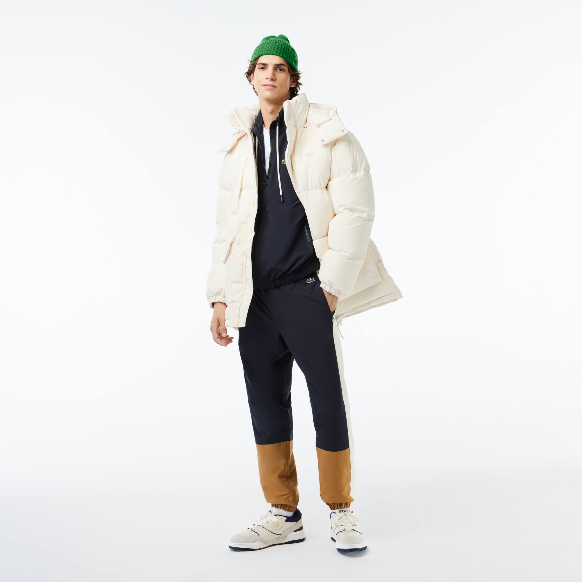 Pantalon de survêtement Sportsuit color-block déperlant Pantalons de survêtement - Bleu - Lacoste - Homme