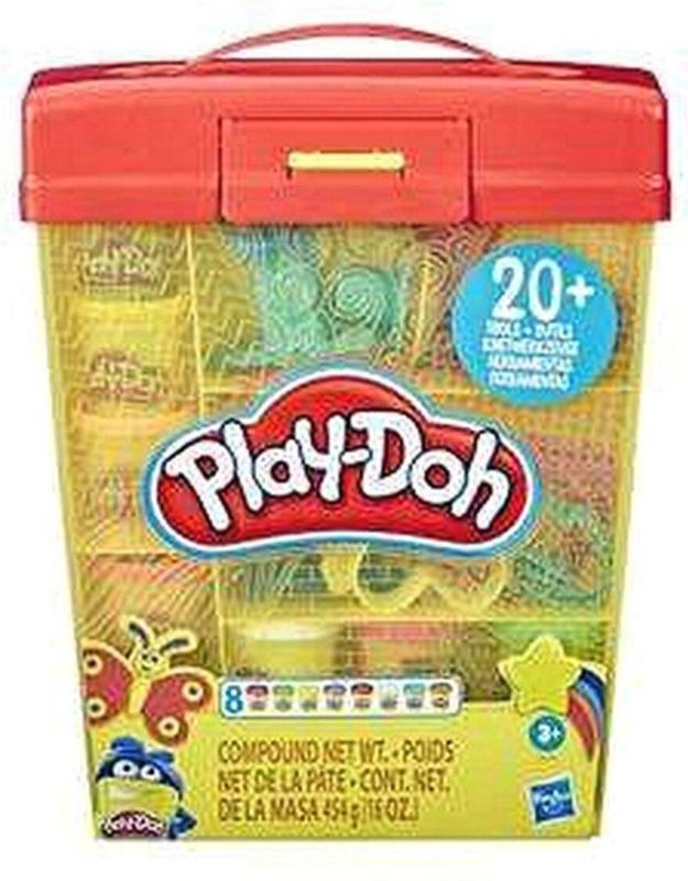 Play-Doh - Knutselset - Multikleur - Inclusief Opbergkoffer en Gereedschap
