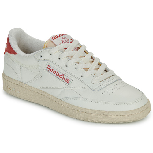 Reebok Classic - CLUB C 85 VINTAGE - Blanc / Orange