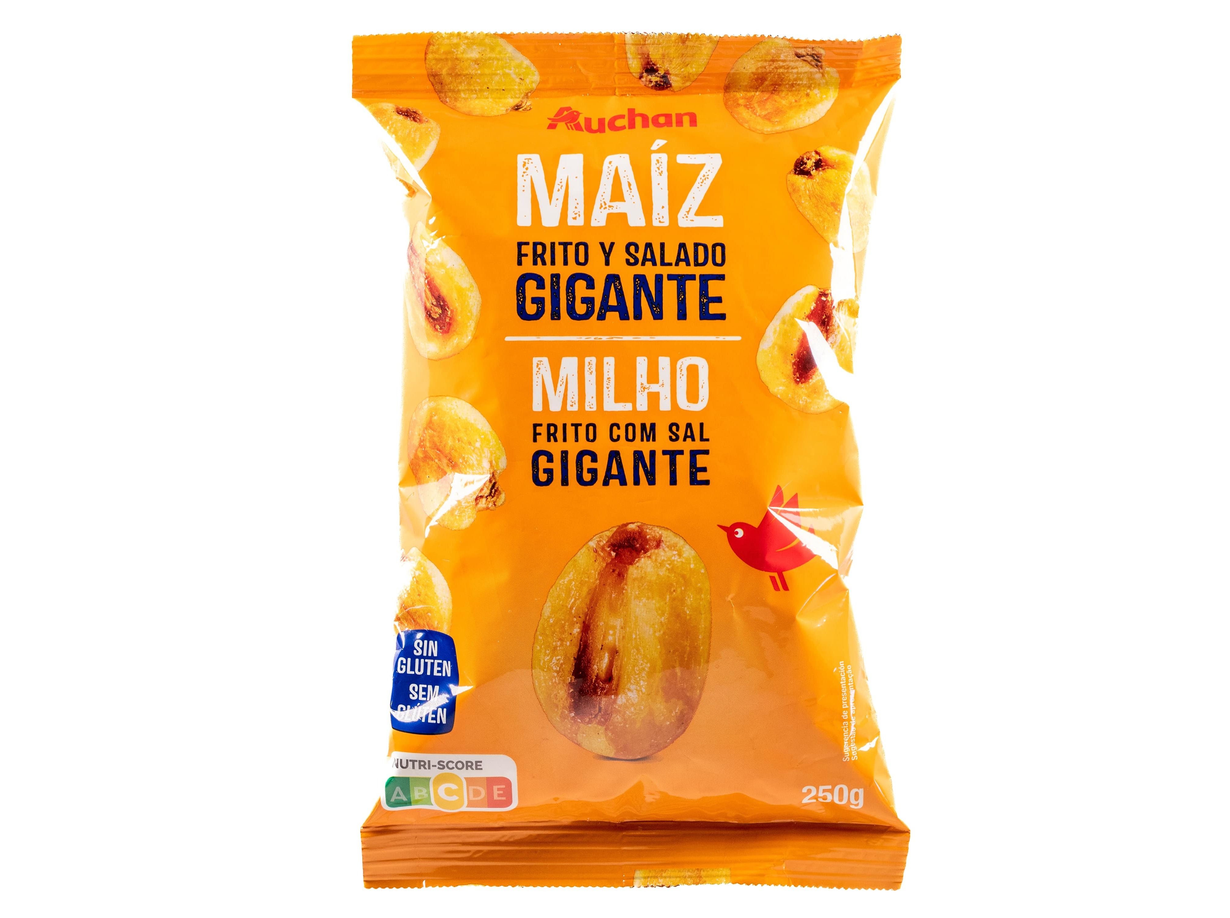 MILHO FRITO AUCHAN GIGANTE COM SAL 250G