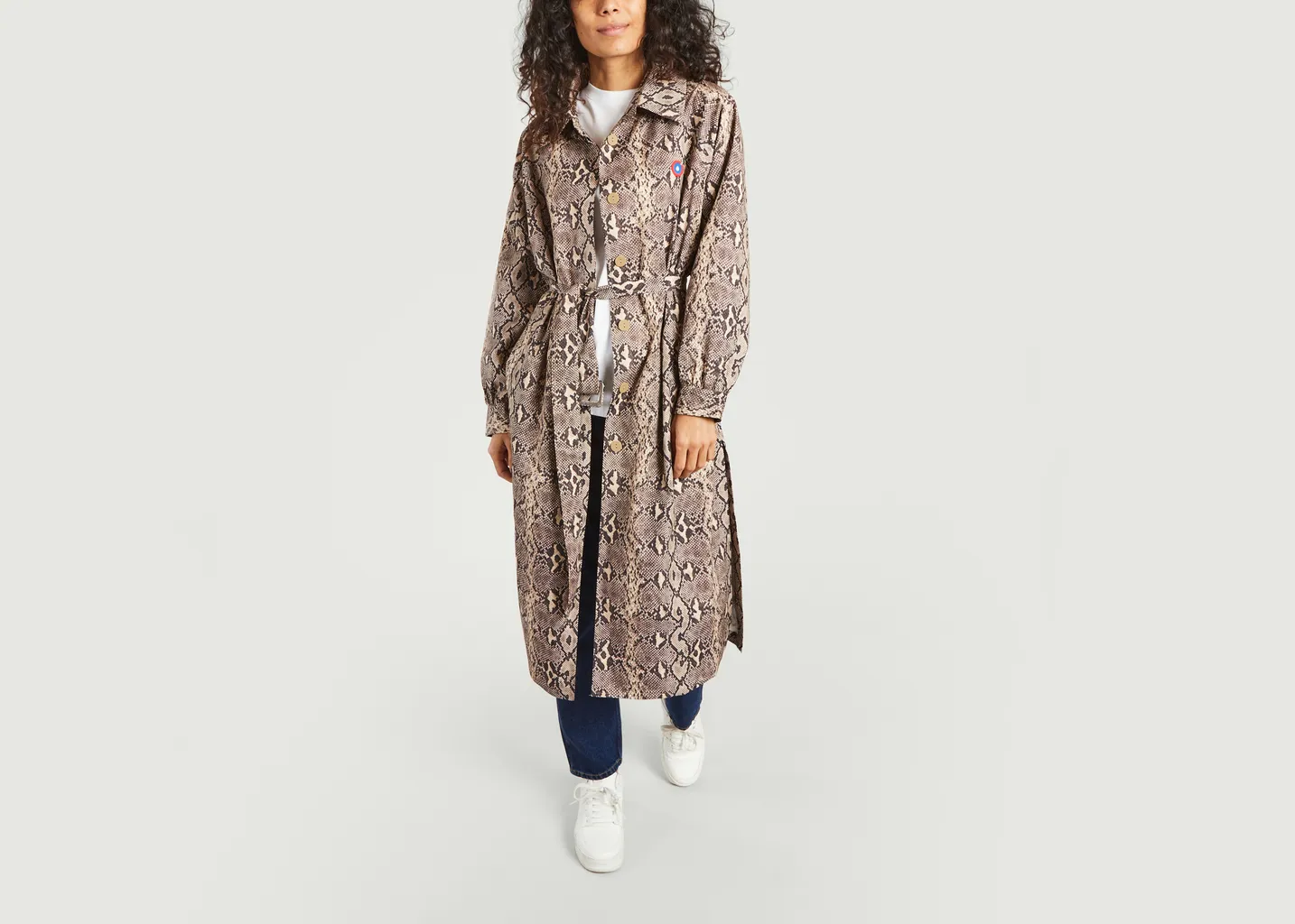 Long trench Madeleine Python Flotte