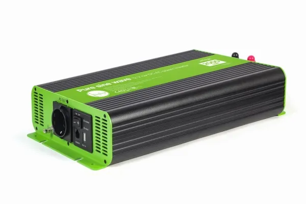 EnerGenie EG-PWC-PS2000-01 - DC til AC inverter - bil, ren sinuskurve - DC 12 V - 2000 Watt - output-stikforbindelser: 1