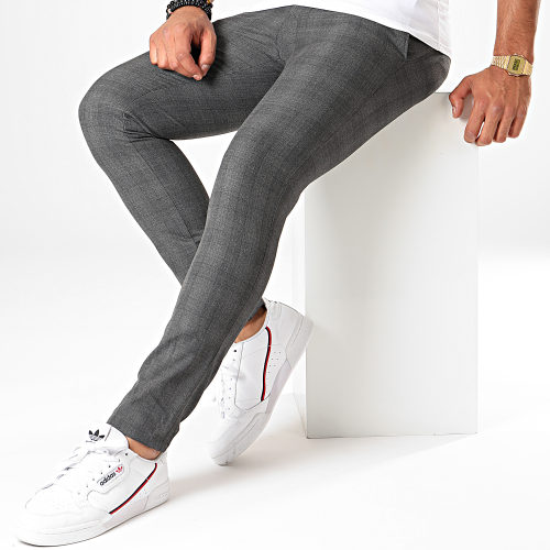 Pantalon A Carreaux 28006 Gris