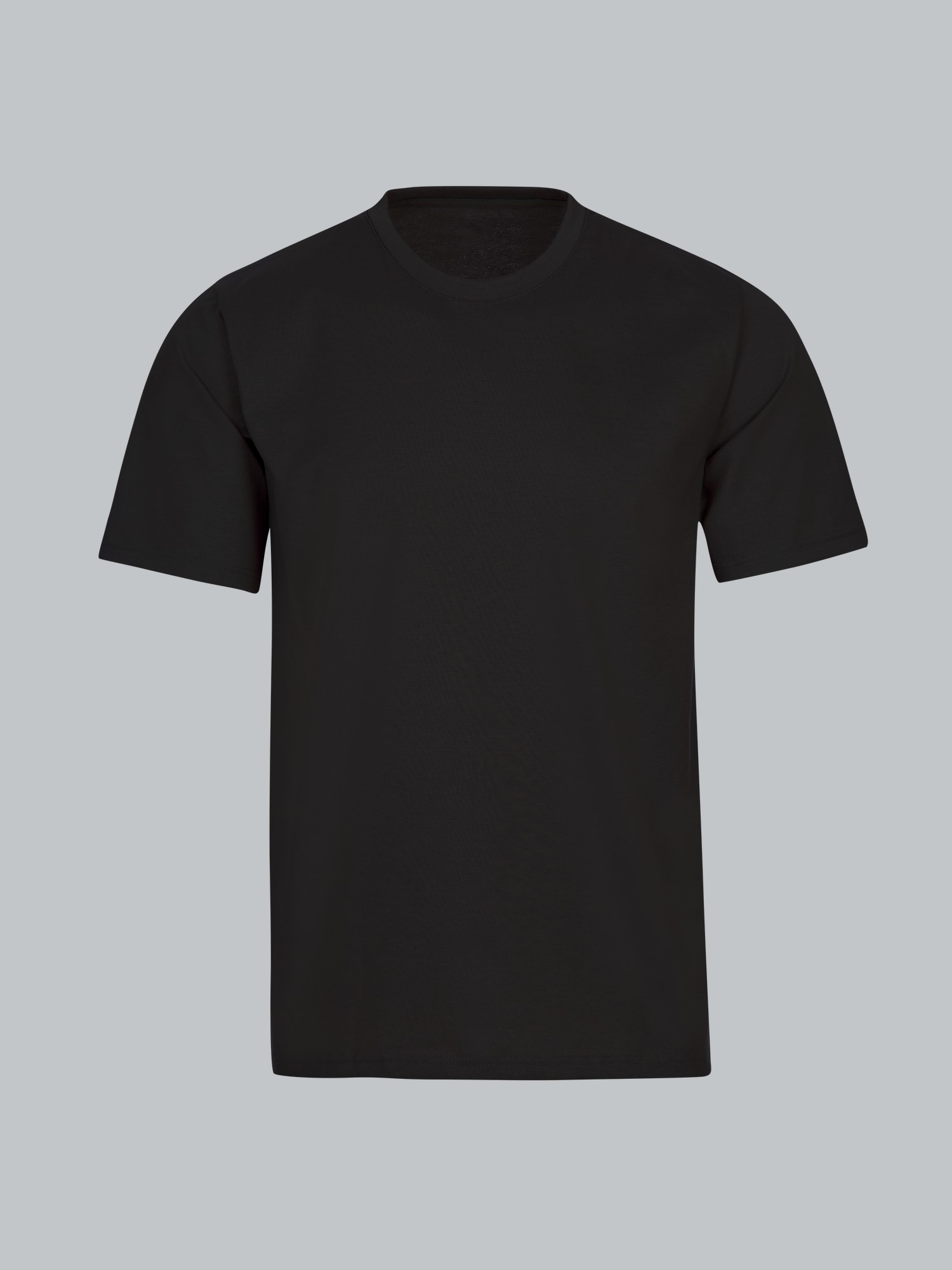 T-Shirt DELUXE Baumwolle Schwarz