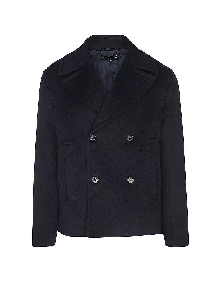 EMPORIO ARMANI Wollmantel blau