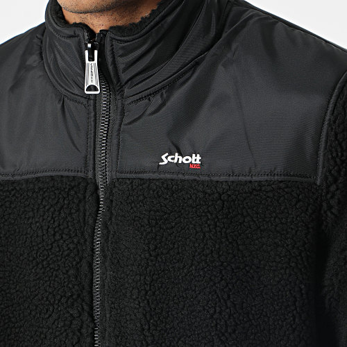 Veste Zippée Fourrure Mouton Sward 1 Noir