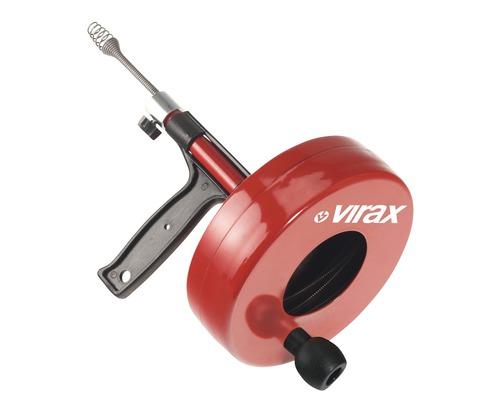Virax afvoerontstopper met trommel Ø 6,4 mm, lengte 7,5 m