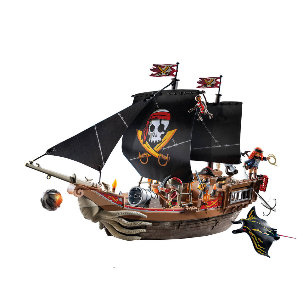PLAYMOBIL Pirates groot piratenschip 71530