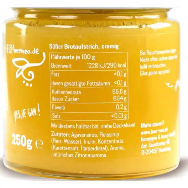 Hanni - vegane Honig-Alternative, cremig