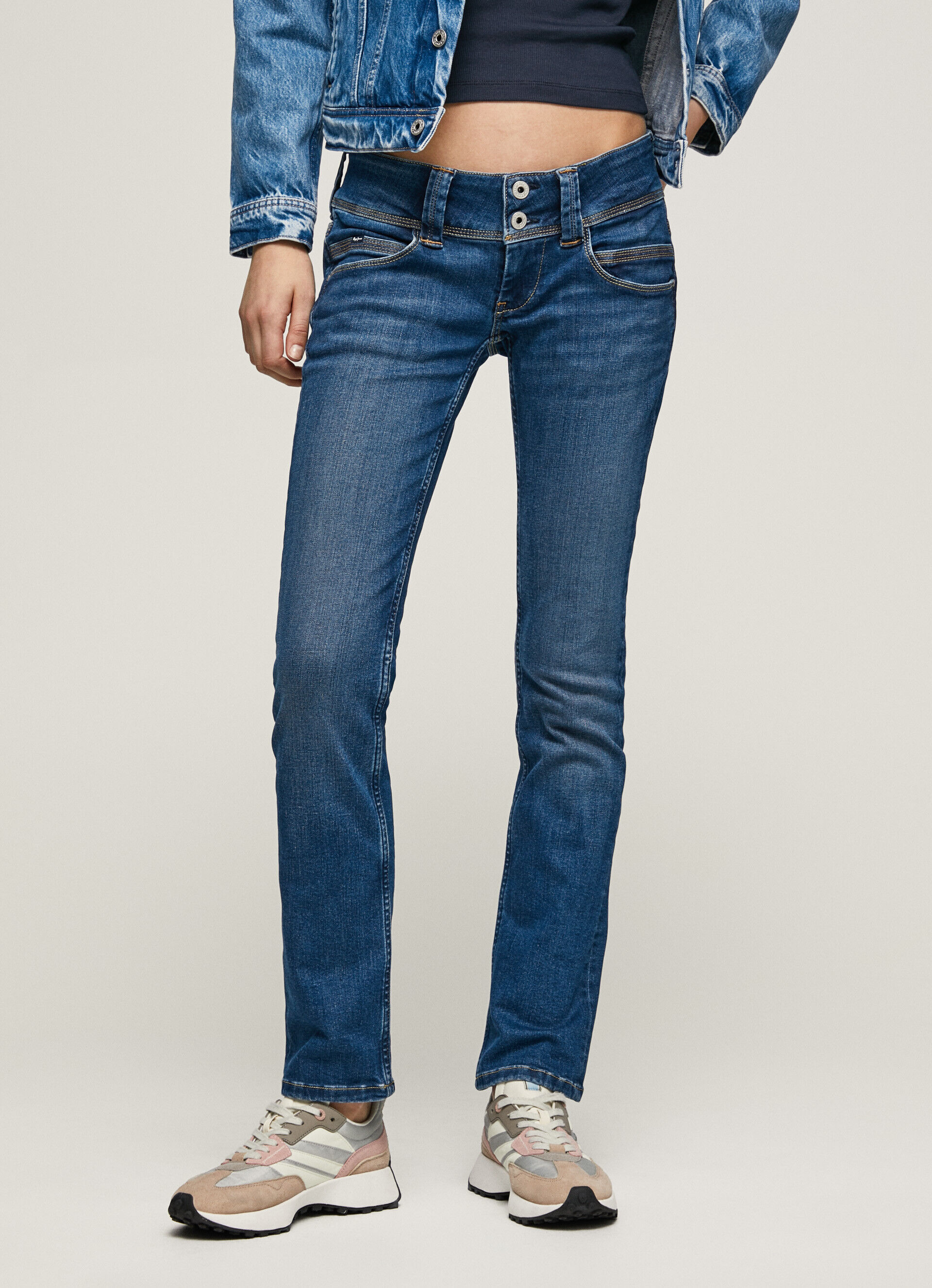 JEANS VENUS FIT REGULAR TIRO BAJO - denim