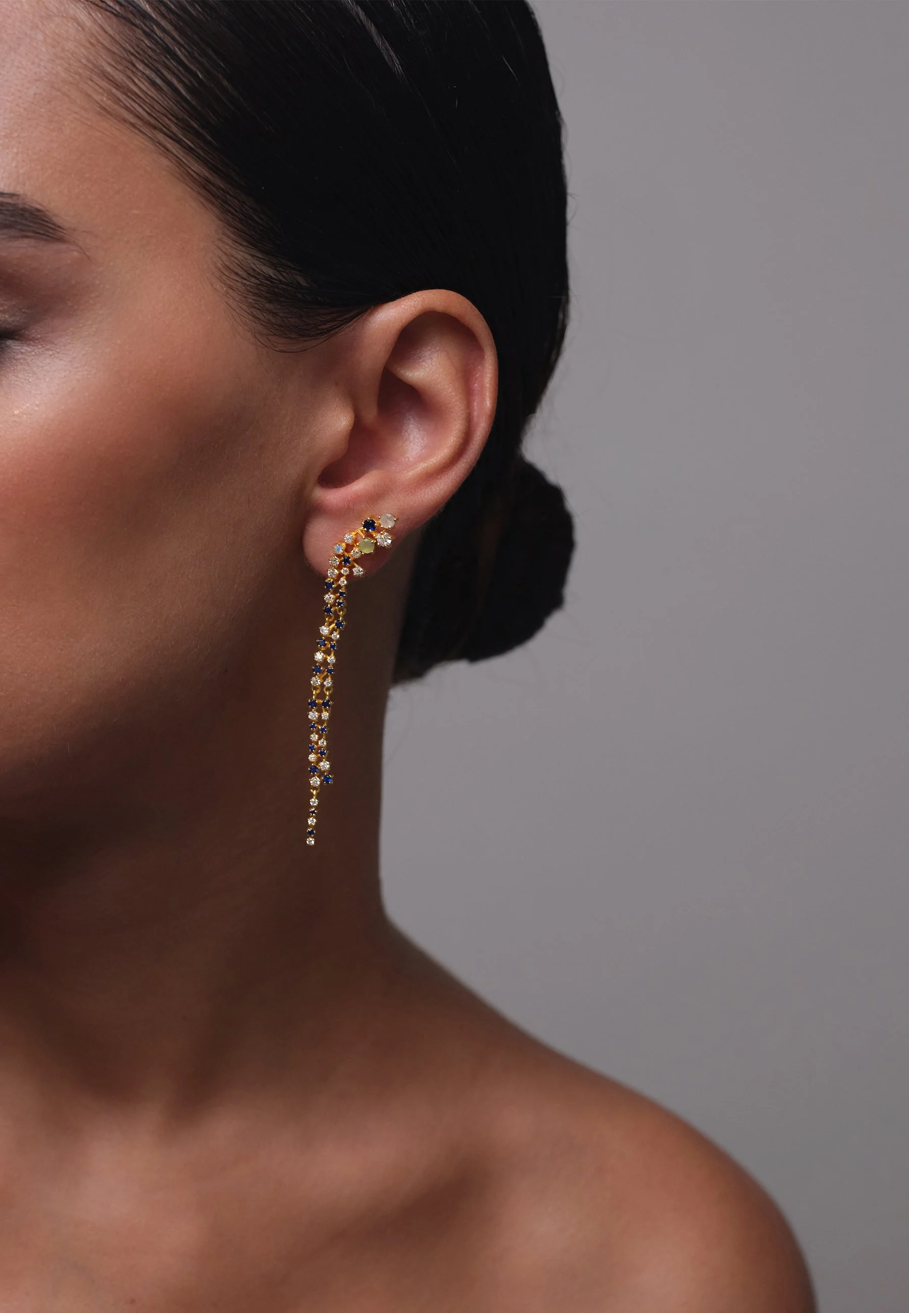 BOUCLES D'OREILLES STELLARIA - Boucles d'oreilles stellaria | Bleu