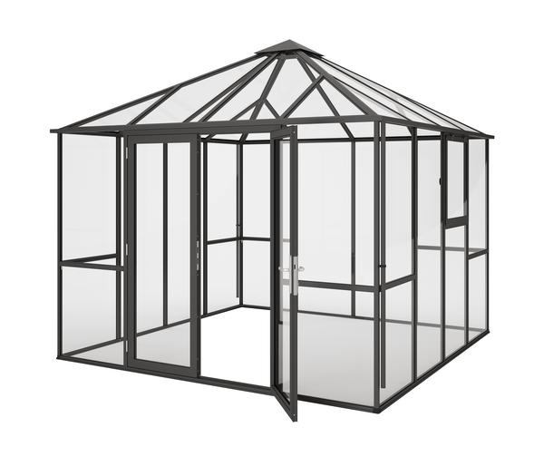 KGT Gewächshaus-Pavillon PaviLux 3 x 3 m ESG,