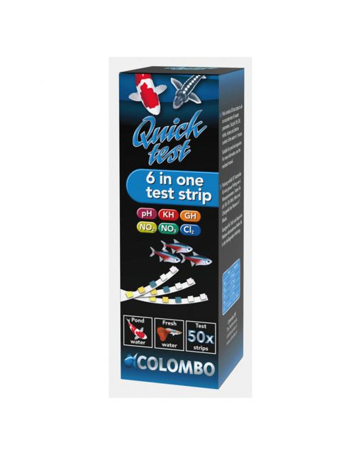 Colombo Sneltest 6in1 Pond - Testen - 50 Strips