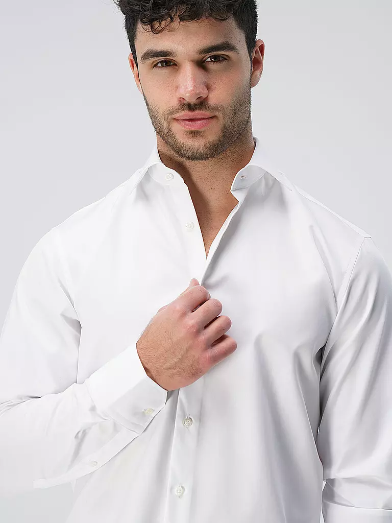STENSTRÖMS Hemd Fitted Fit weiss