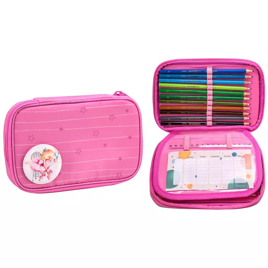Belmil Schulranzen Premium Smarty Plus Set 5-teilig Candy