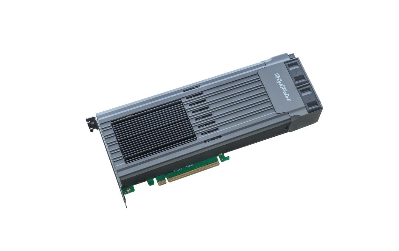 RAID-Controller SSD7749M PCI-Ex16v4 - 8x M.2 NVMe<br>8x 22110 M.2 zu PCIe 4.0 x16 NVMe RAID Controller – Entwickelt für leistungsstarke Industrie-/Edge-Server-Anwendungen