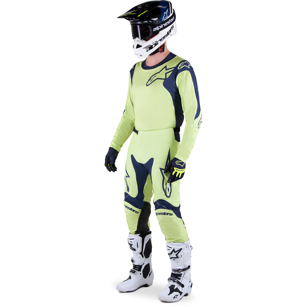 Alpinestars - Pantalon Racer Hoen Jaune fluo / Navy
