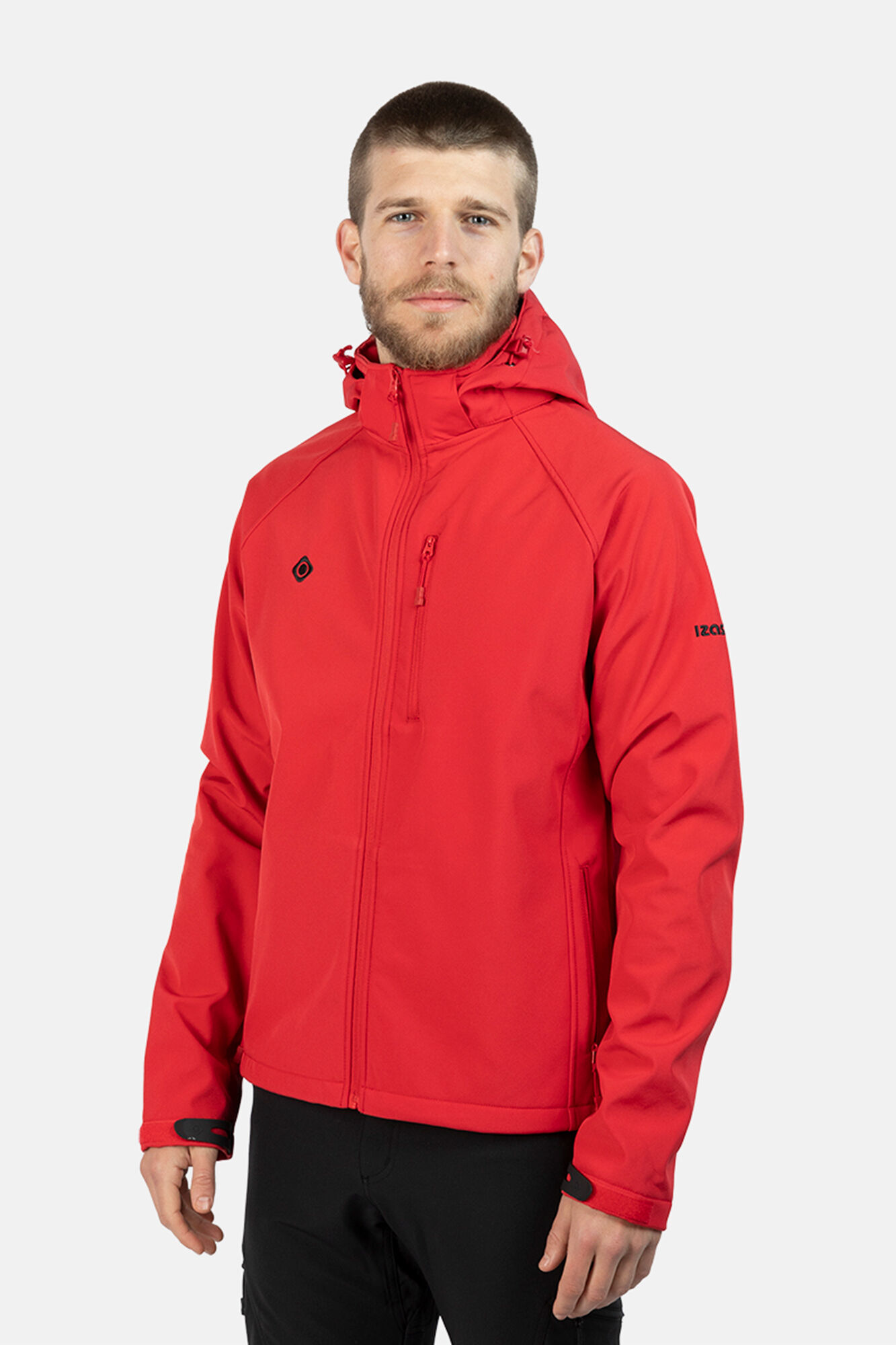 Jaqueta corta-vento softshell Haiti - Vermelha