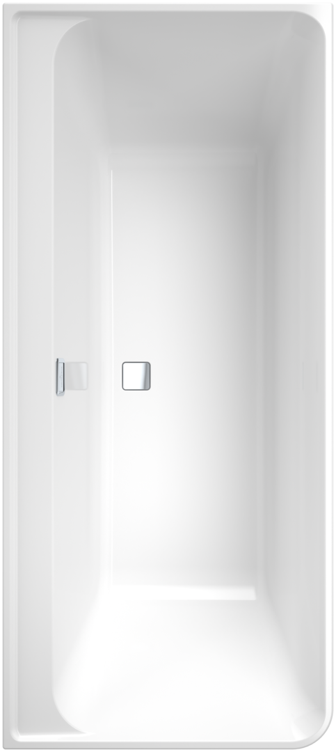 Villeroy & Boch Collaro hoekinbouw links ligbad 180x80cm wit met chromen afvoerplug