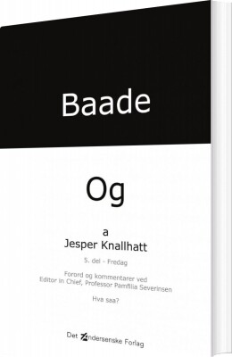 Baade - Og Onsdag - Jesper Knallhatt - Bog