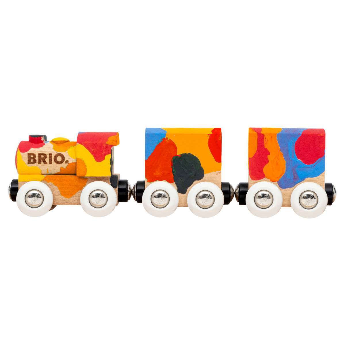 BRIO Spiel Holzzug zum Anmalen