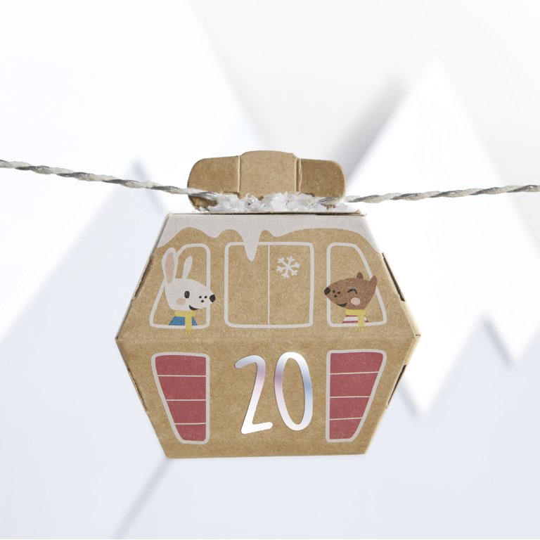 Adventskalender Set, ''Village In The Snow''