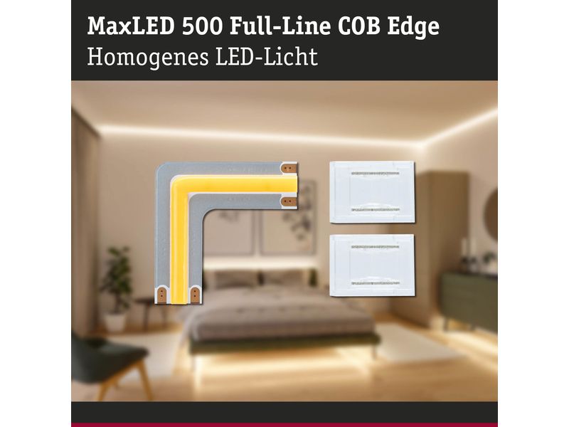 Paulmann MaxLED 500 LED Strip Full-Line COB Edge 90° 0m 0.3W 833 lm/m 800LEDs/m 2700K