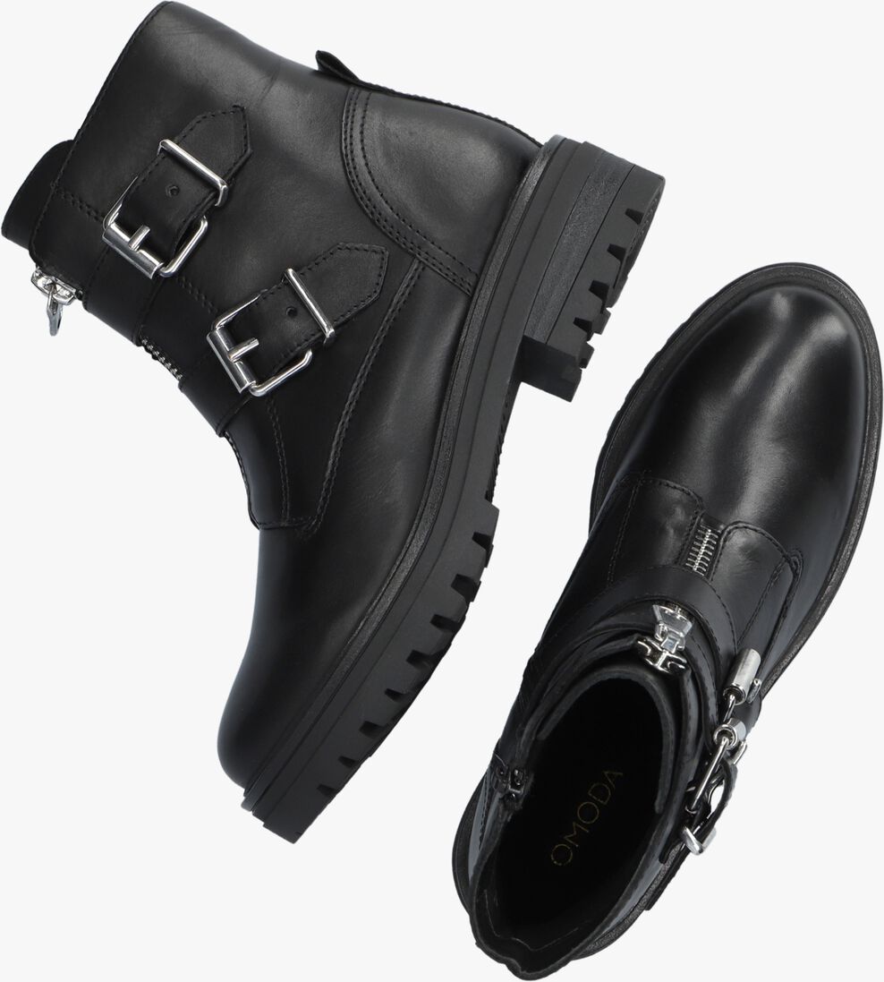OMODA zwarte omoda biker boots lpmonk-01