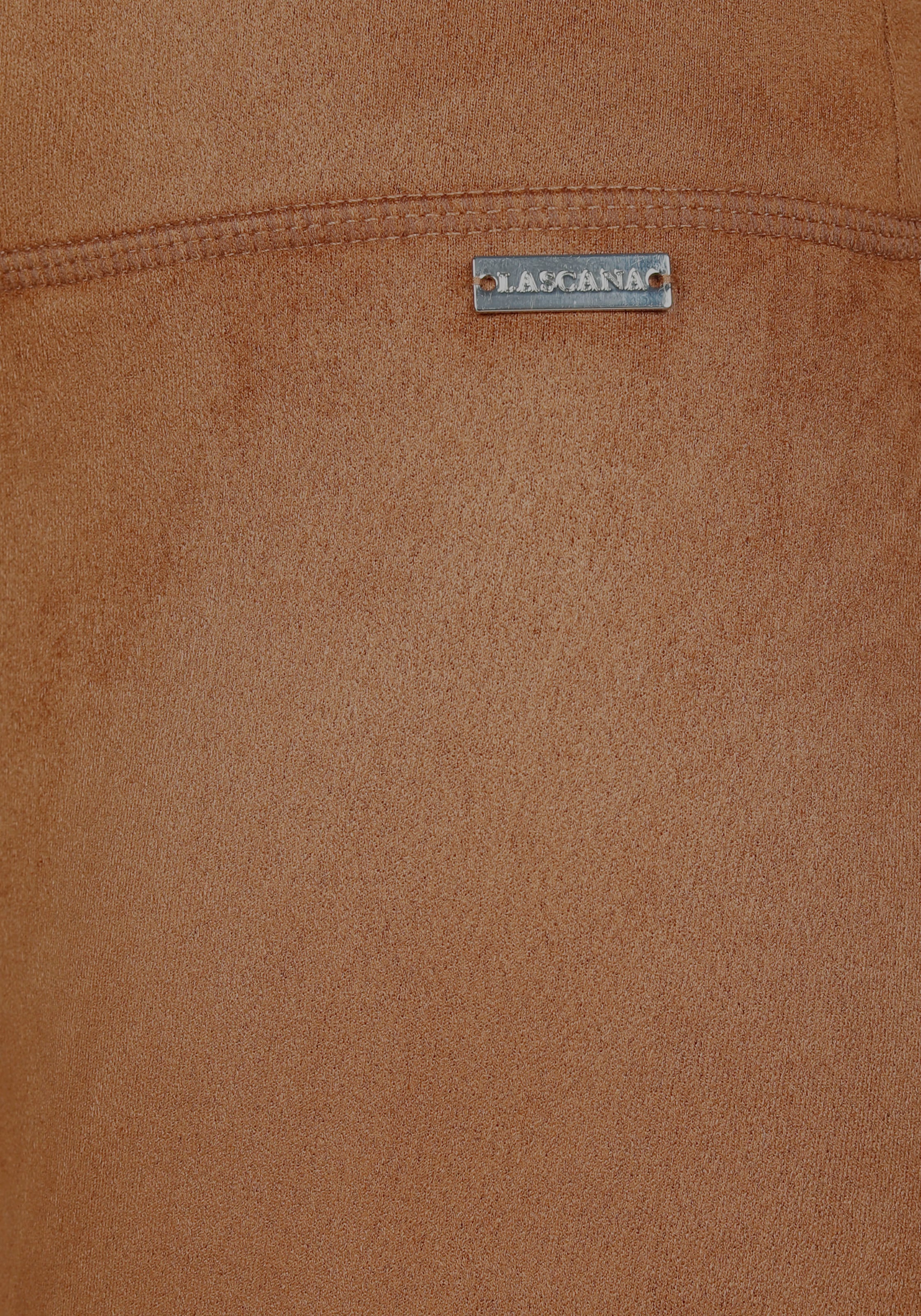 LASCANA Leggings  in  Velourleder-Optik