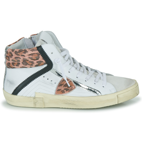 Philippe Model - PRSX HIGH WOMAN Blanco / Leopardo