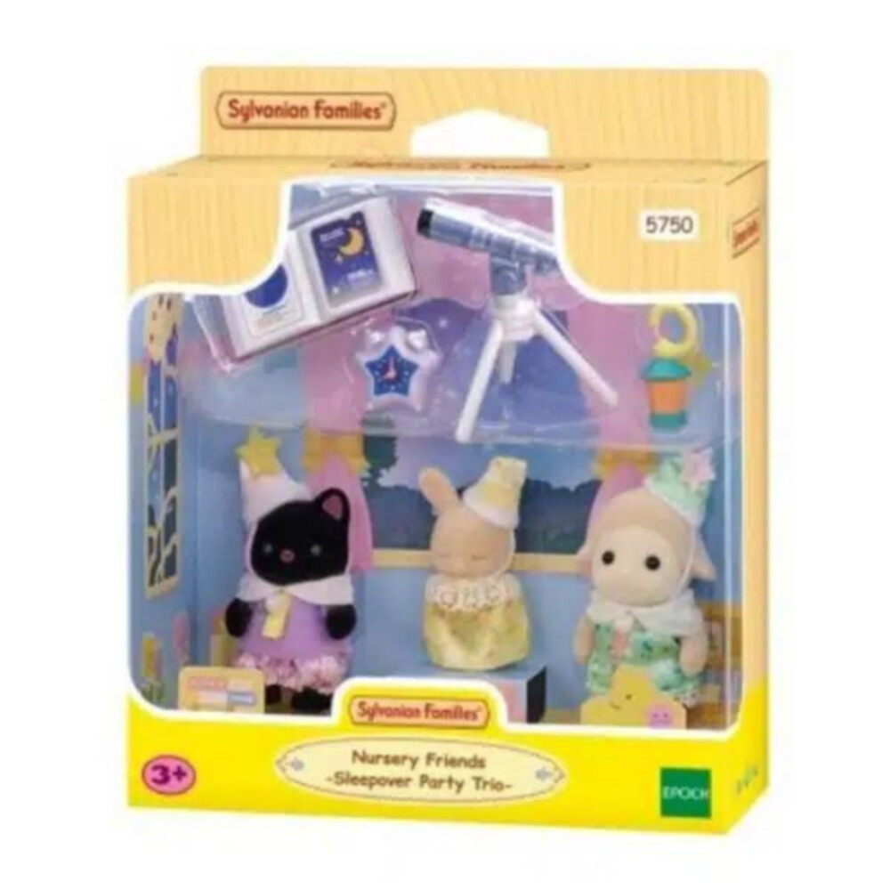 Sylvanian Families 5750 Trio Peutervriendjes Pyjama Party