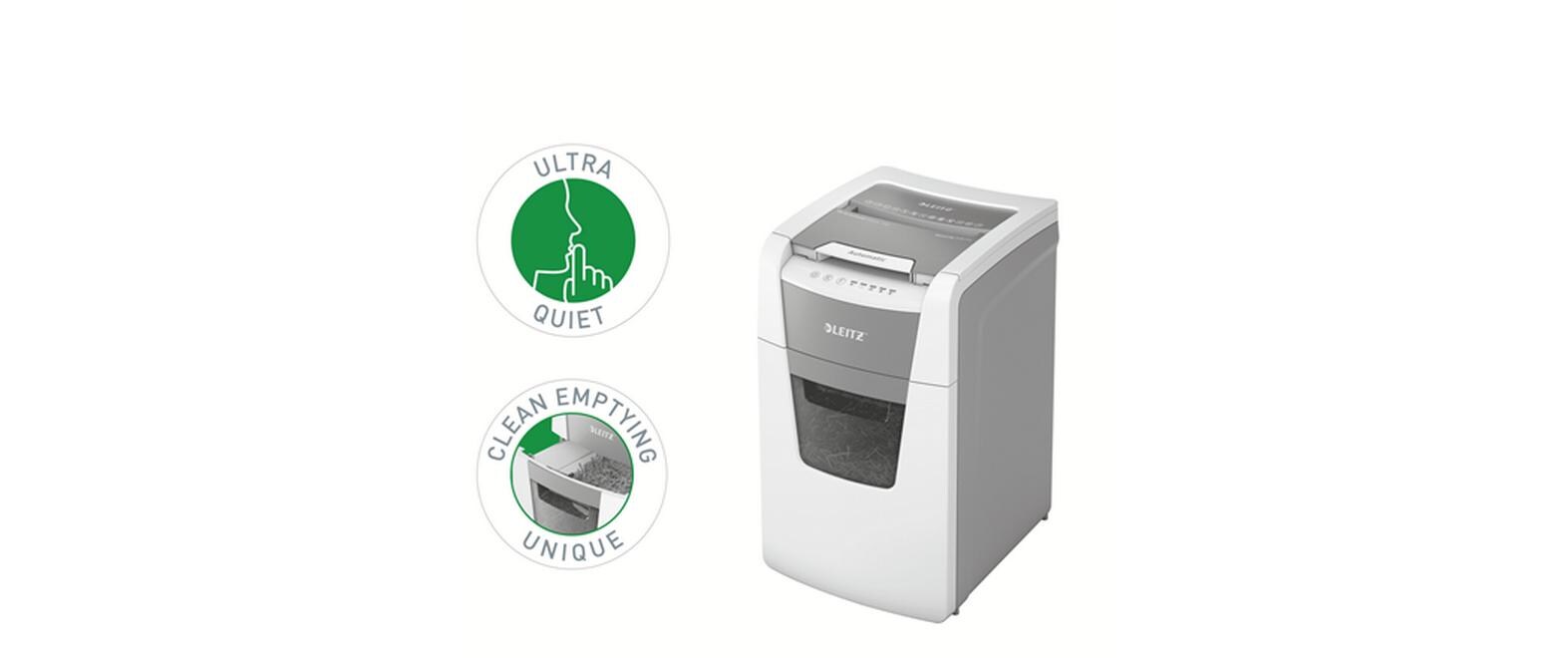 Aktenvernichter IQ Autofeed Office, P-5, 150 Blatt<br>Automatischer Dokumentenvernichter (auto) mit Mikroschnitt für sichere Vernichtung vertraulicher Unterlagen