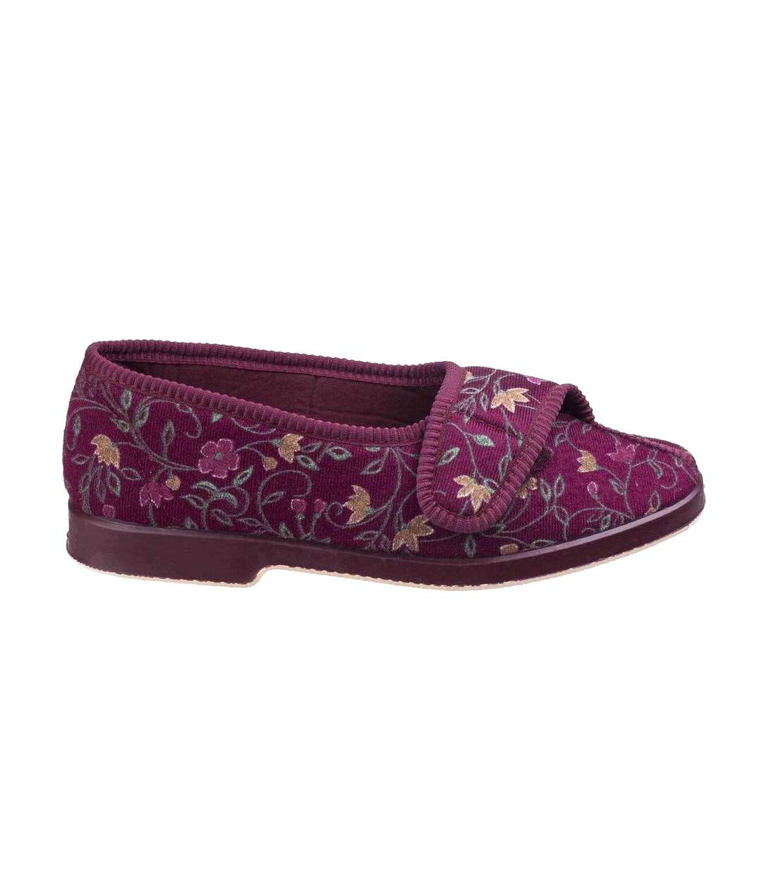 GBS Wilma - Chaussons (Pied Large) - Femme (Vin) - UTFS121