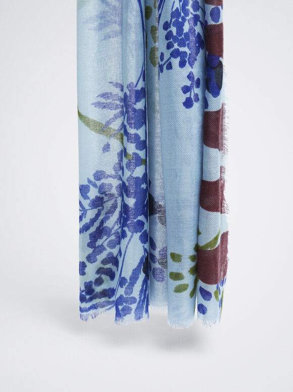 Lenço estampado - Multicolorido