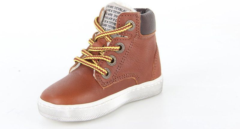 Develab 41855 jongens veterboots sportief bruin