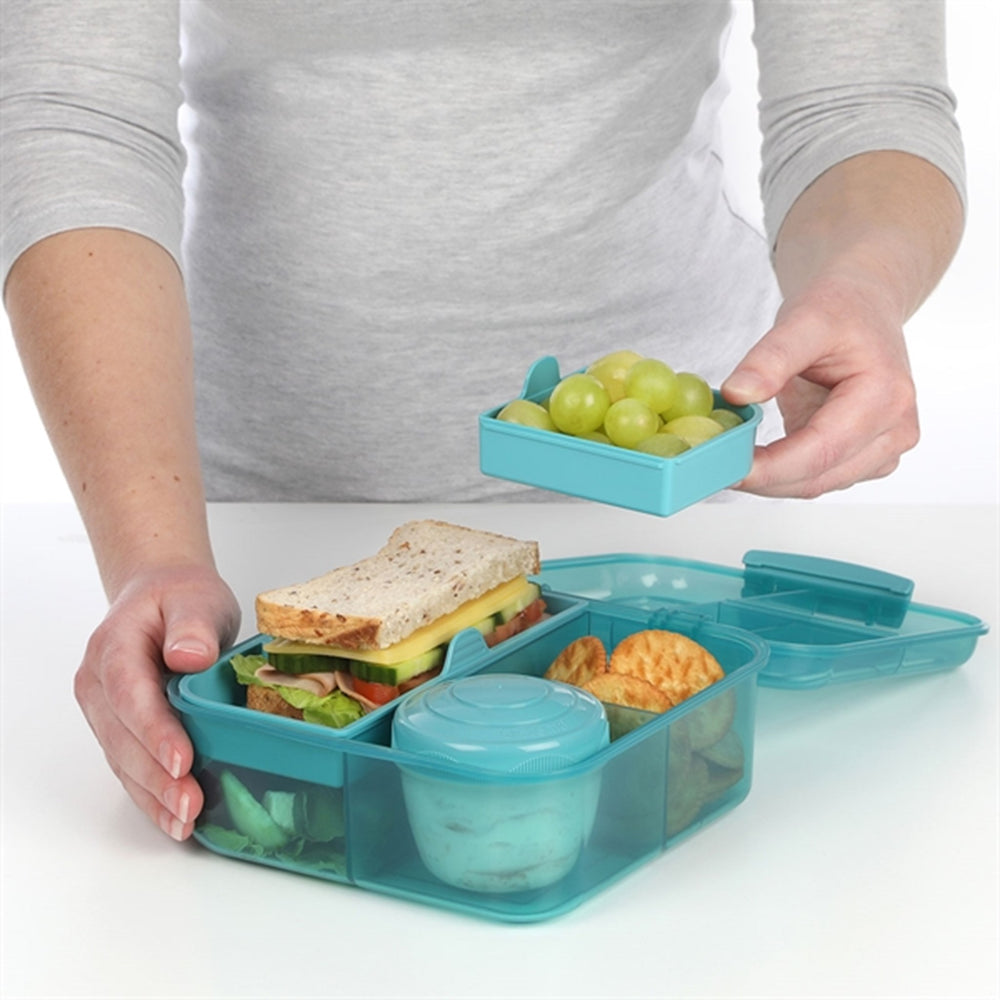 Bento Cube Madkasse 1,25 L Teal Stone