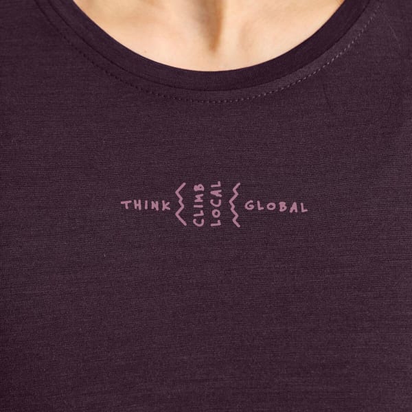 T-shirt randonnée ORTOVOX 150 COOL CLIMB LOCAL TS W DARK WILD BERRY