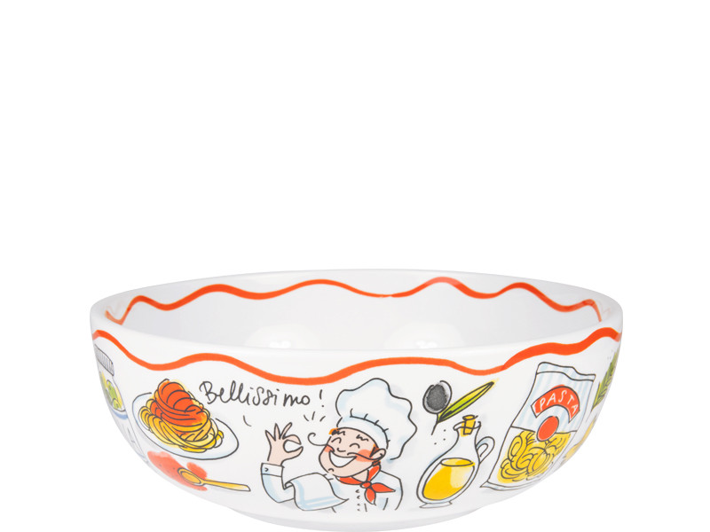 Saladeschaal 24cm Pasta Italië