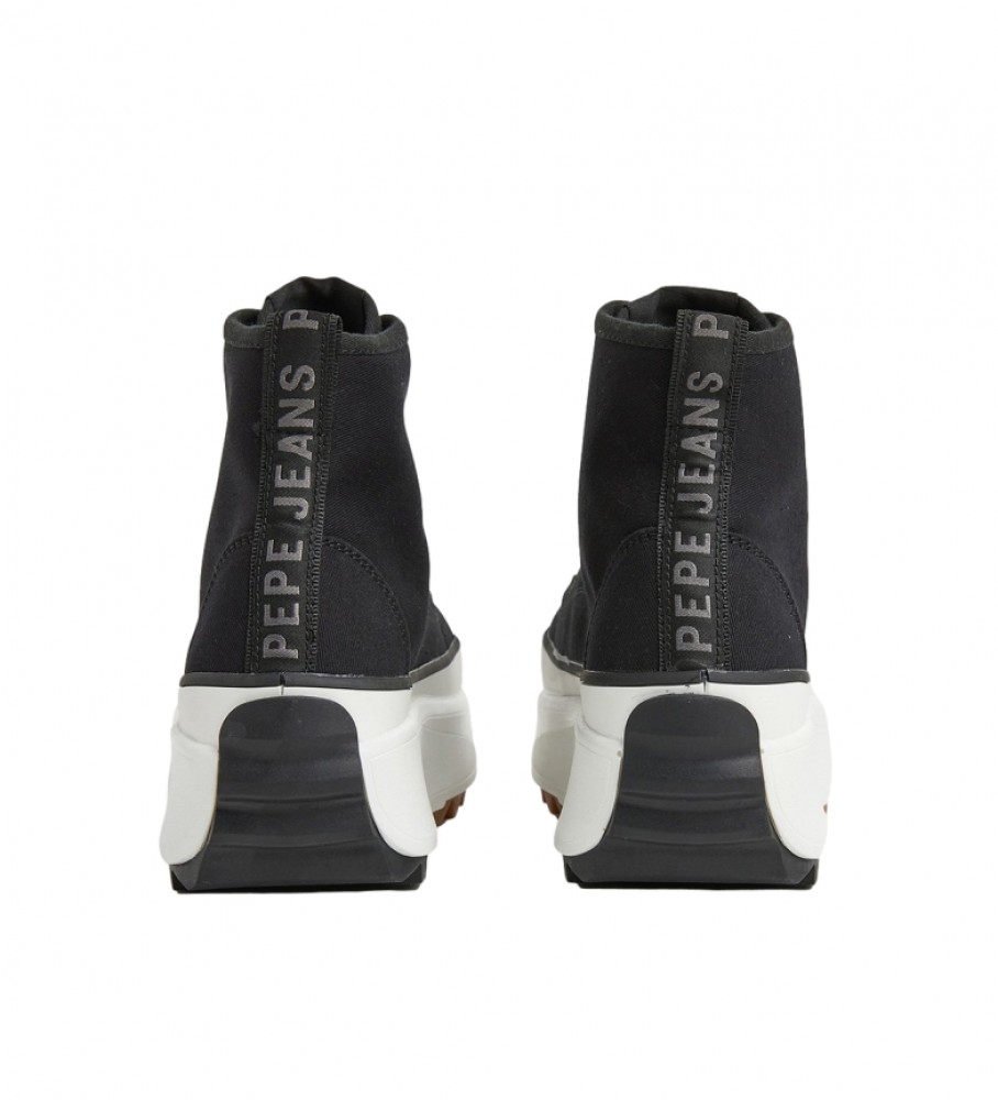 Tênis Pepe Jeans Woking Street Preto - Altura da plataforma: 6,8 cm -