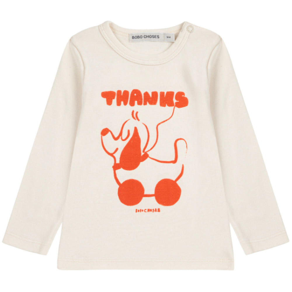 Køb Bobo Choses Offwhite Rolling Dog Bluse