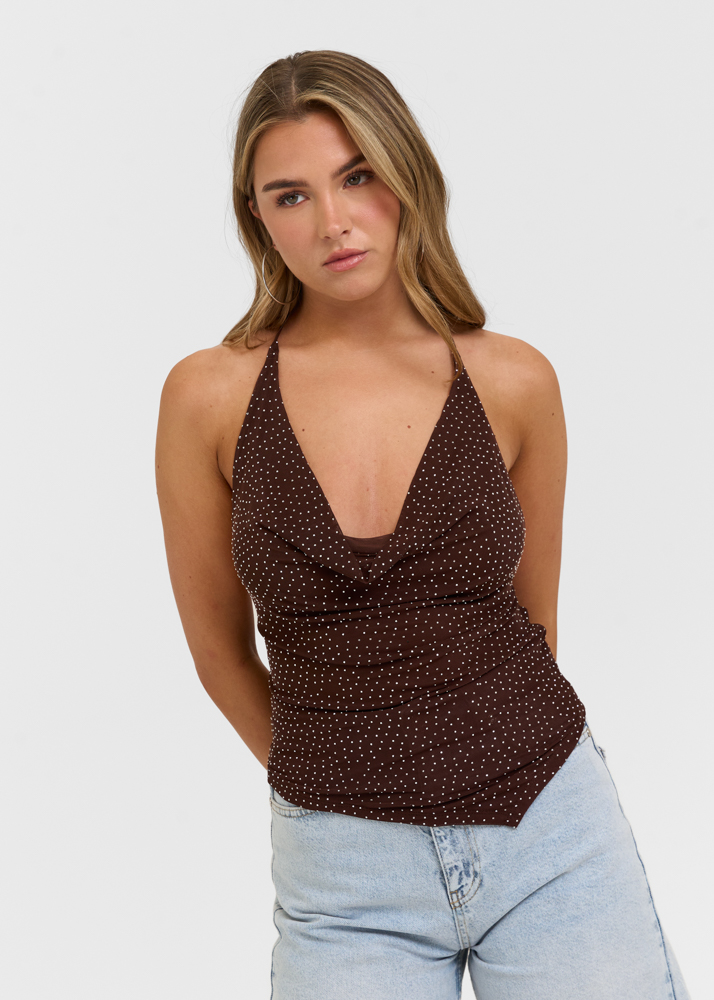 Lexi top choco bruin