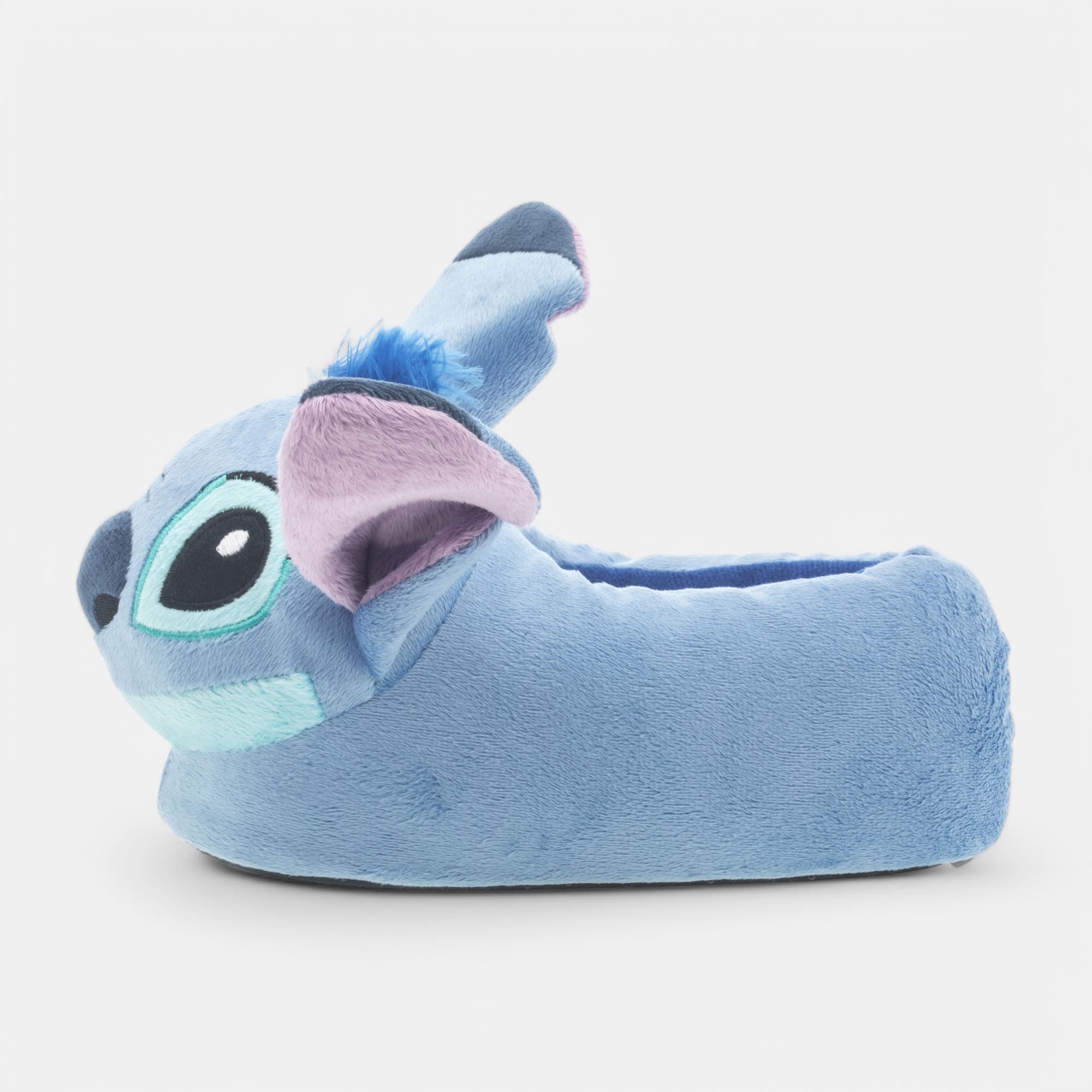 Pantoufles peluche Fille bleu