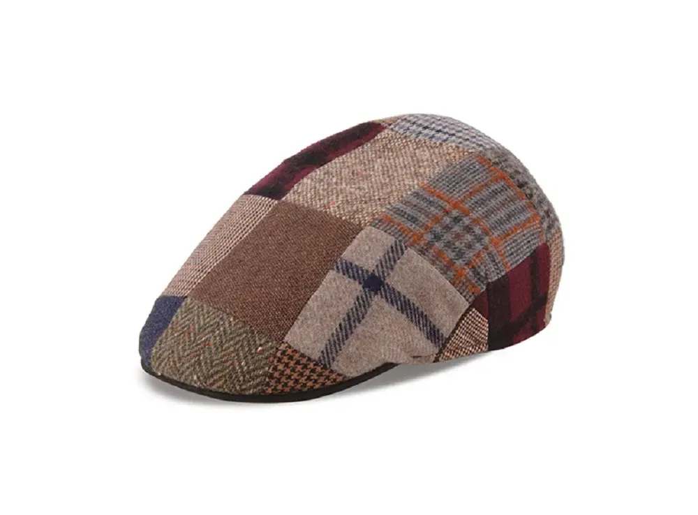 MJM Country Wool Mix Patch/Leather Brown