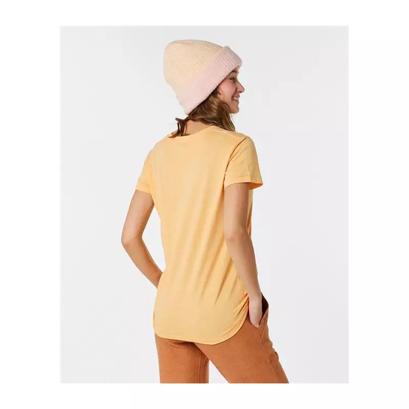 Teeshirt femme RIPCURL Re-Entry Crew Neck Tee Pastel Orange