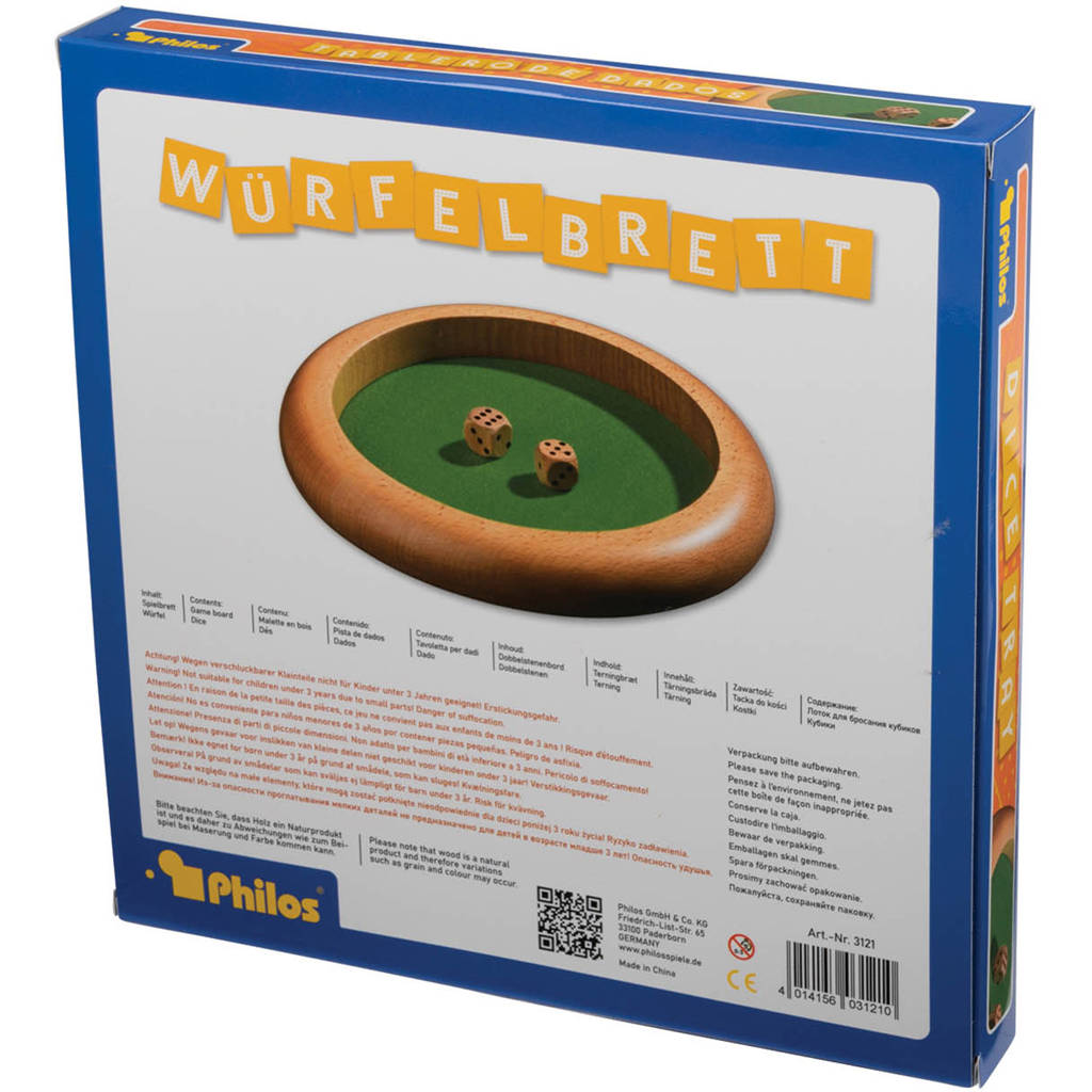 dobbelpiste hout 22 cm Dobbelpiste hout 22 cm