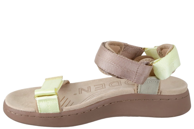 WODEN LINE SANDAL I MULTIFARVET TEKSTIL