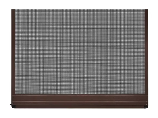 Moustiquaire à charnière pour portes Marron 100x215 cm