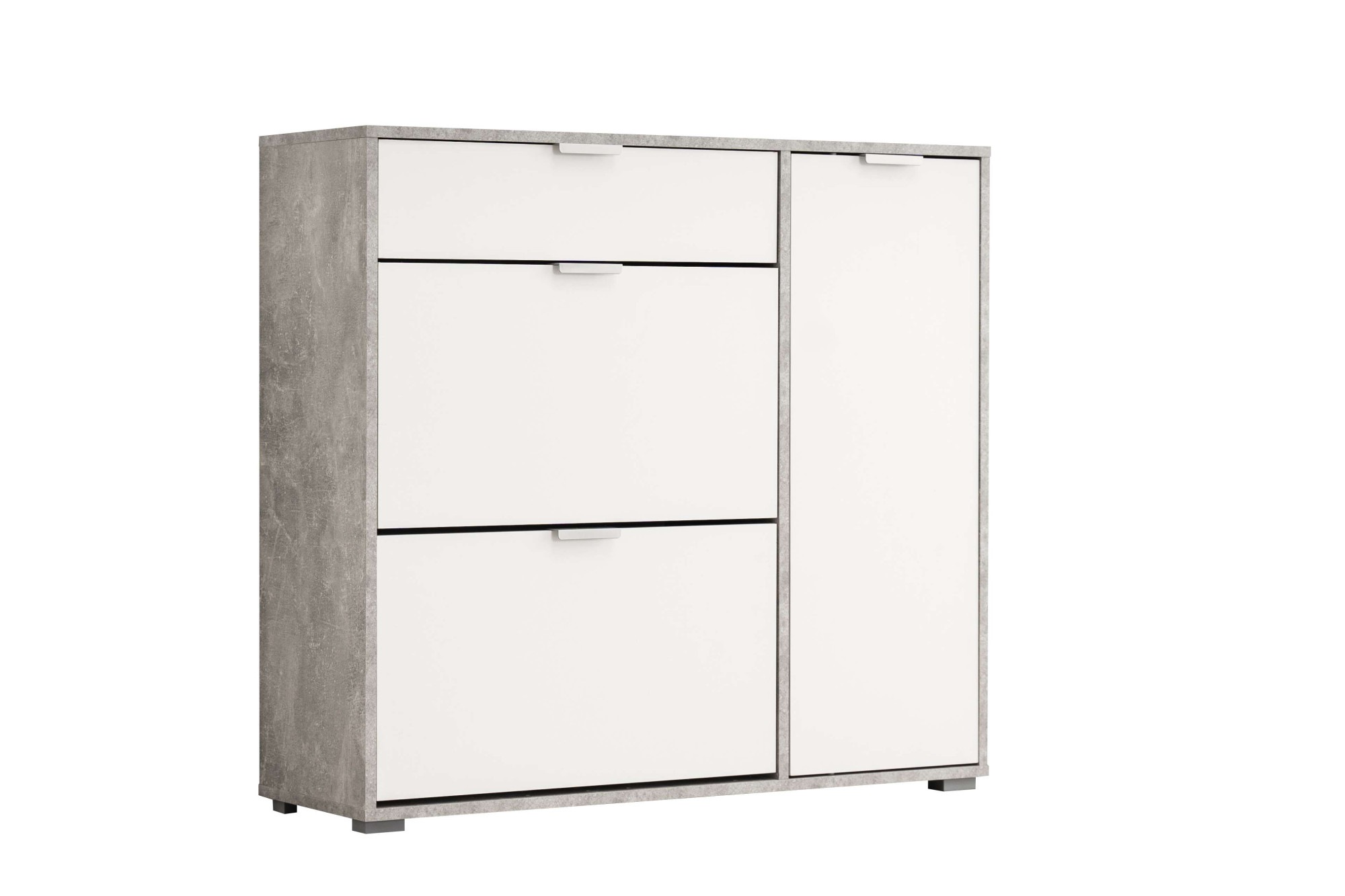 INOSIGN Schuhschrank »Arco 2, Schuhkommode, Schuhregal, Breite 102 cm« 2 Klappen mit Doppelschuhtrommeln, mit Schublade, in modernen Farben