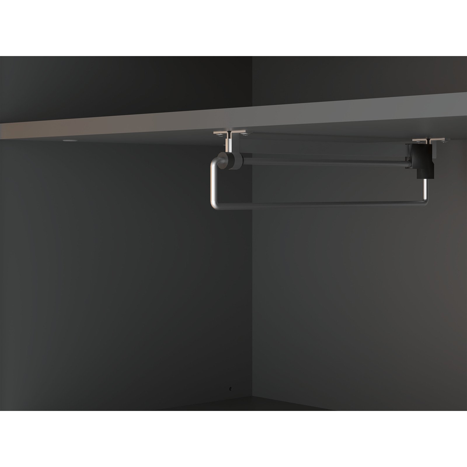 Garderobenschrank Turino 64, Dekor Eiche