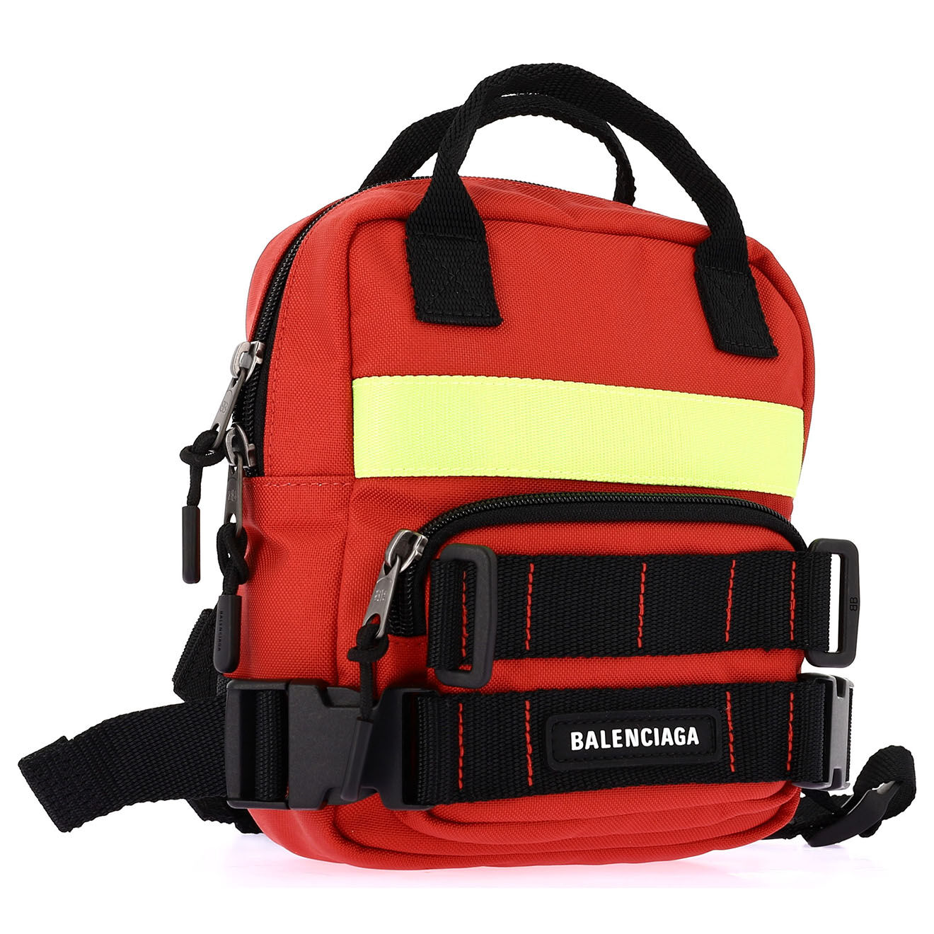 Balenciaga Sac à dos Fireman XS rouge - Neuf - Longueur 17 cm
